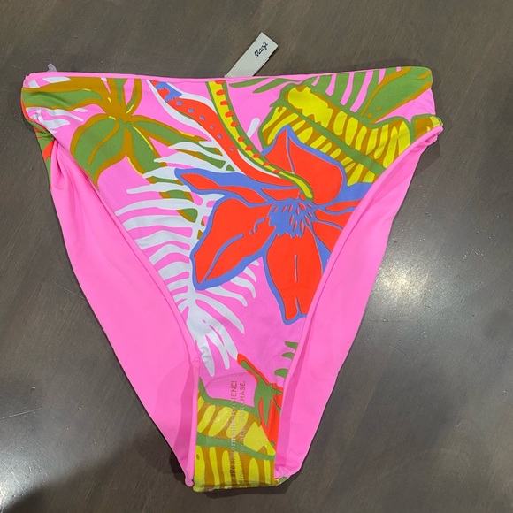 NEW ! MAAJI HIGH WAISTED TROPICAL BIKINI BOTTOM - Picture 1 of 5